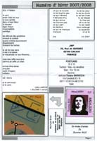 Art postal, Nada Zéro, page 03 : Dominic De Clercq, Christian Alle,Cathy Garcia, projets